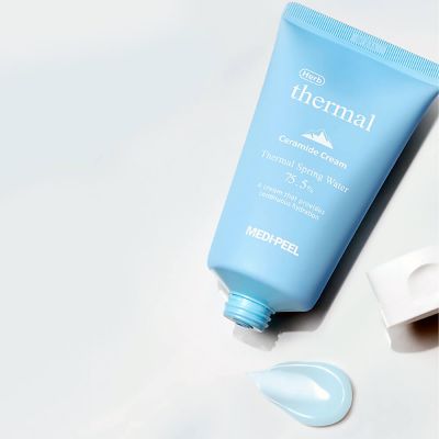 MEDI-PEEL Herb Thermal Ceramide Cream (120ml) Восстанавливающий крем с термальной водой