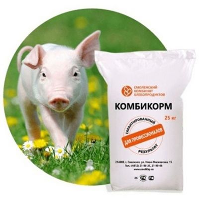 К/корм свиной полнорацион СК-6 25 кг Смоленск