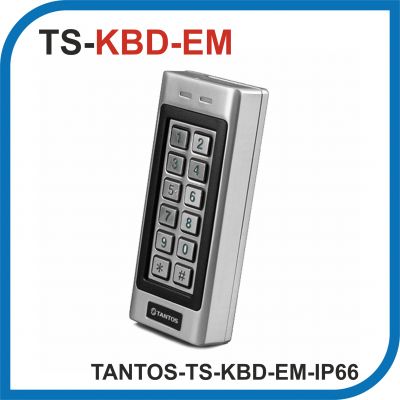 TANTOS TS-KBD-EM-IP66. Кодовая панель с встроенным считывателем.